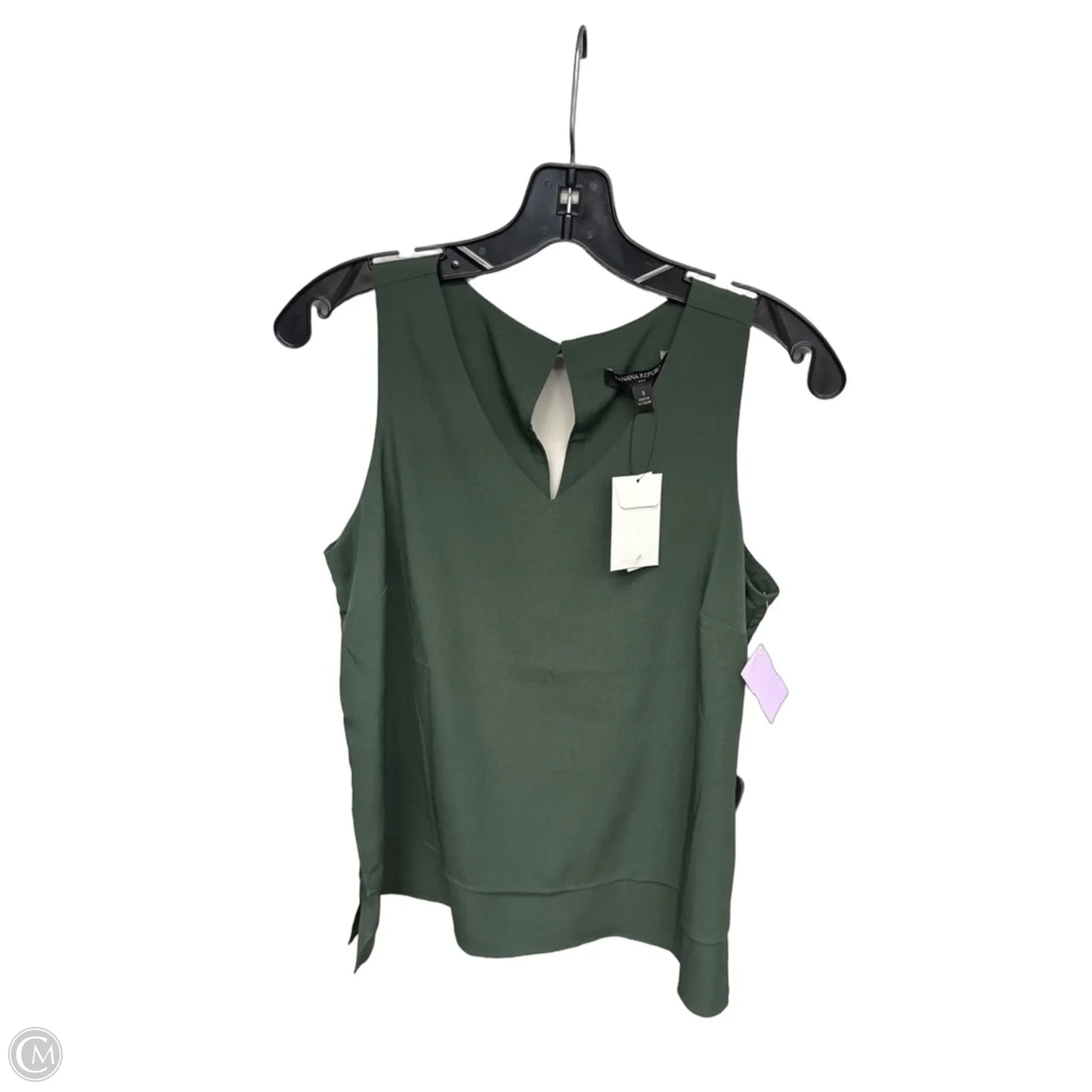 Top Sleeveless By Banana Republic In Green, Size: S