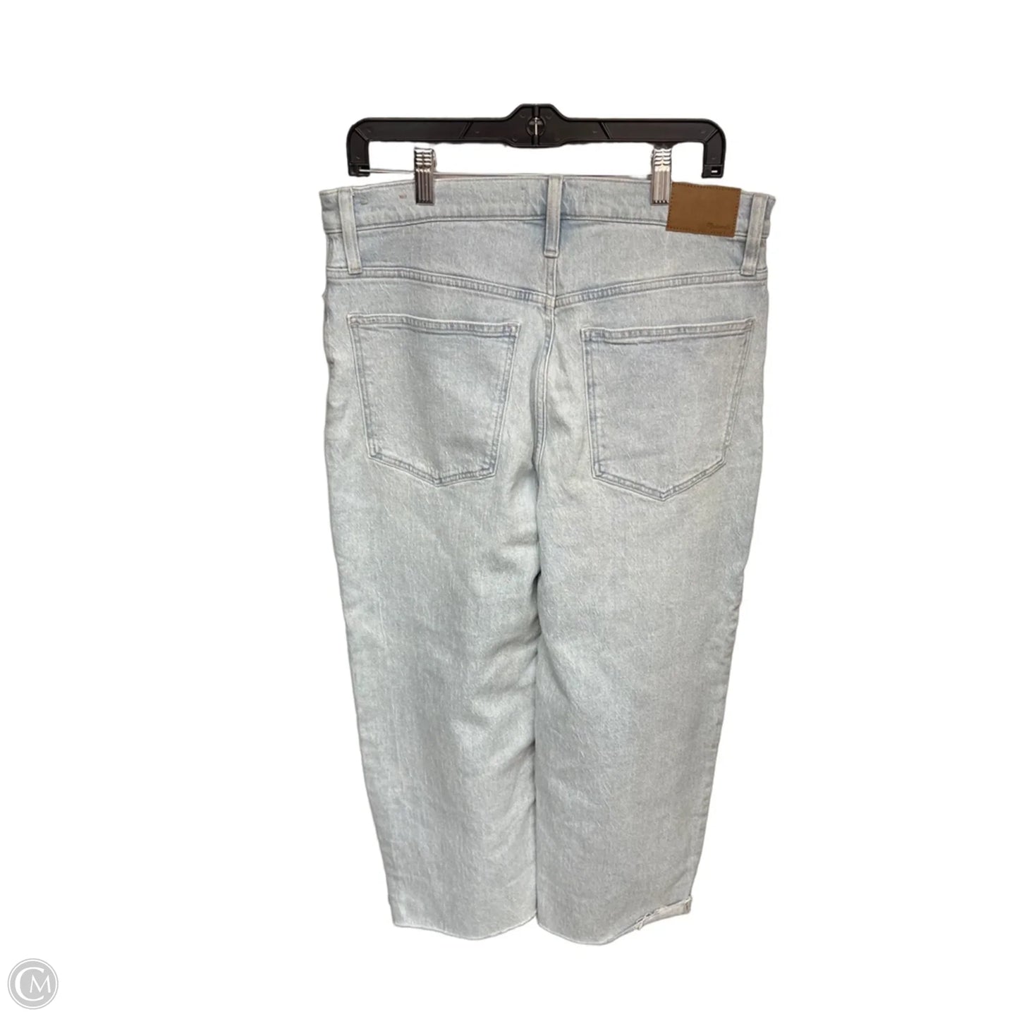 Jeans Wide Leg By Madewell In Blue Denim, Size: 12