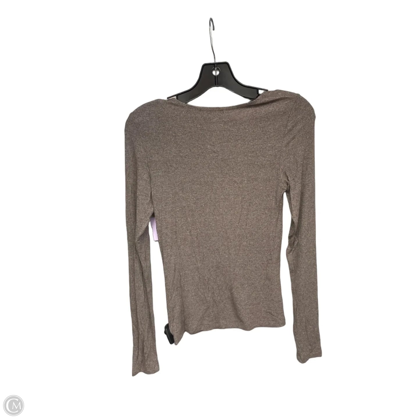 Top Long Sleeve By Lna In Brown, Size: S