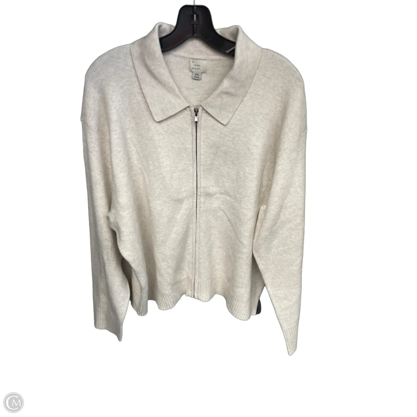 Cardigan By A New Day In Cream, Size: Xxl