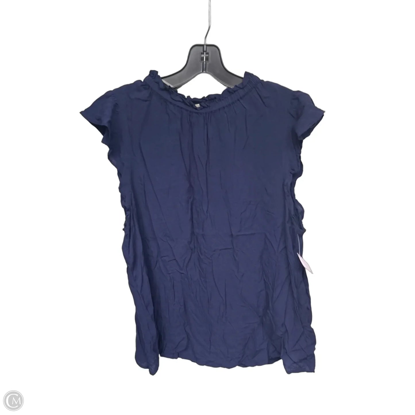 Top Sleeveless By Gap In Blue, Size: L