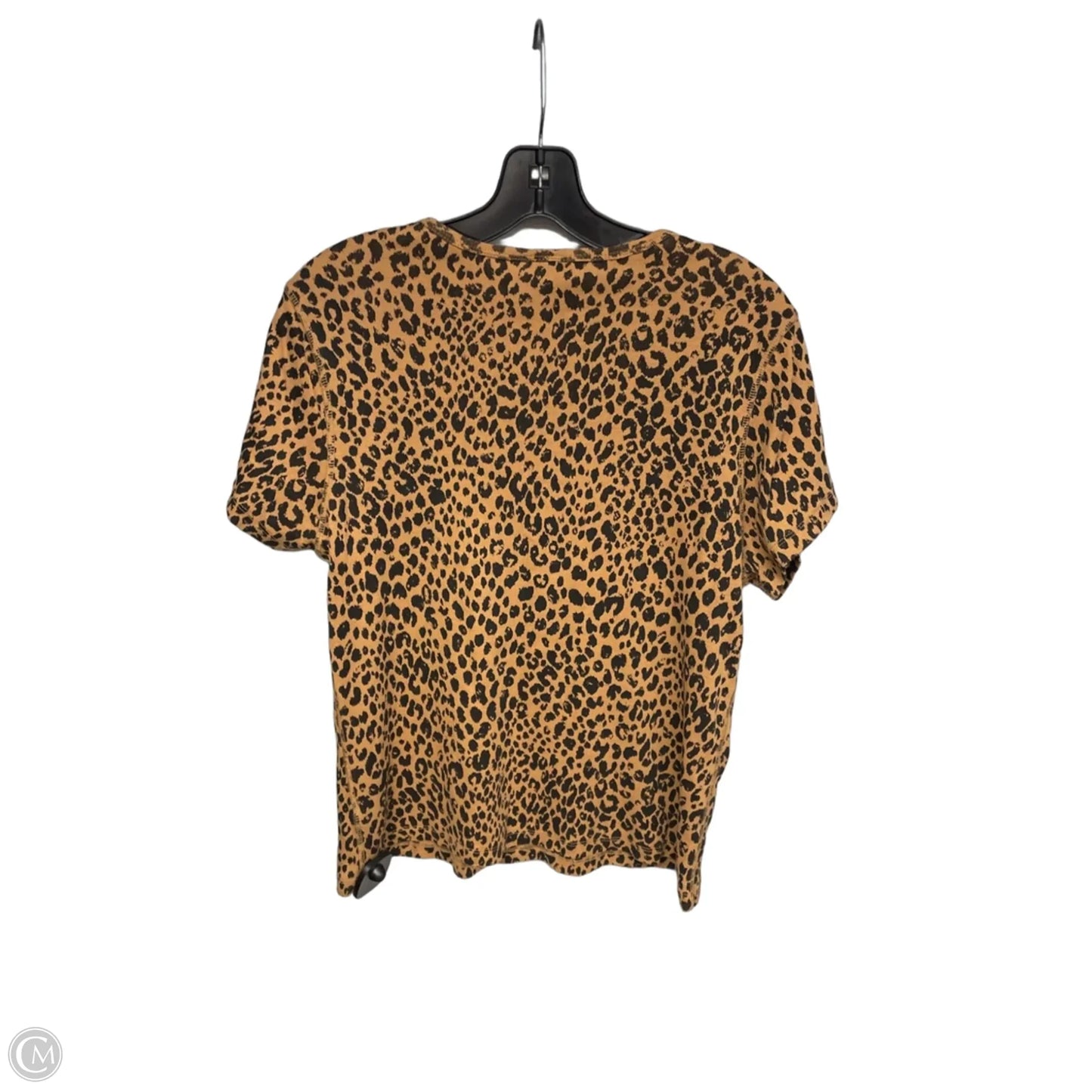 Top Short Sleeve By Universal Thread In Animal Print, Size: Xl