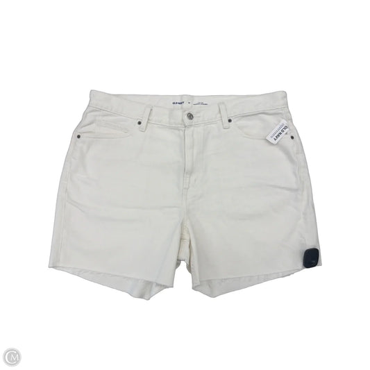 Shorts By Old Navy In White Denim, Size: 16