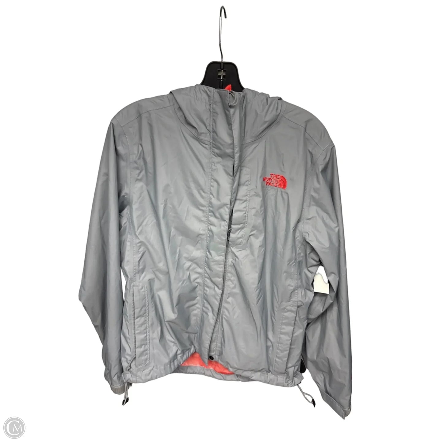 Jacket Windbreaker By The North Face In Grey, Size: S