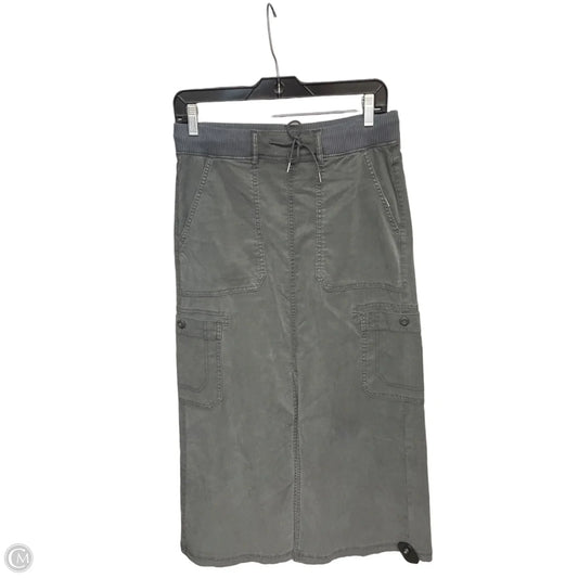 Skirt Midi By American Eagle In Grey, Size: 4