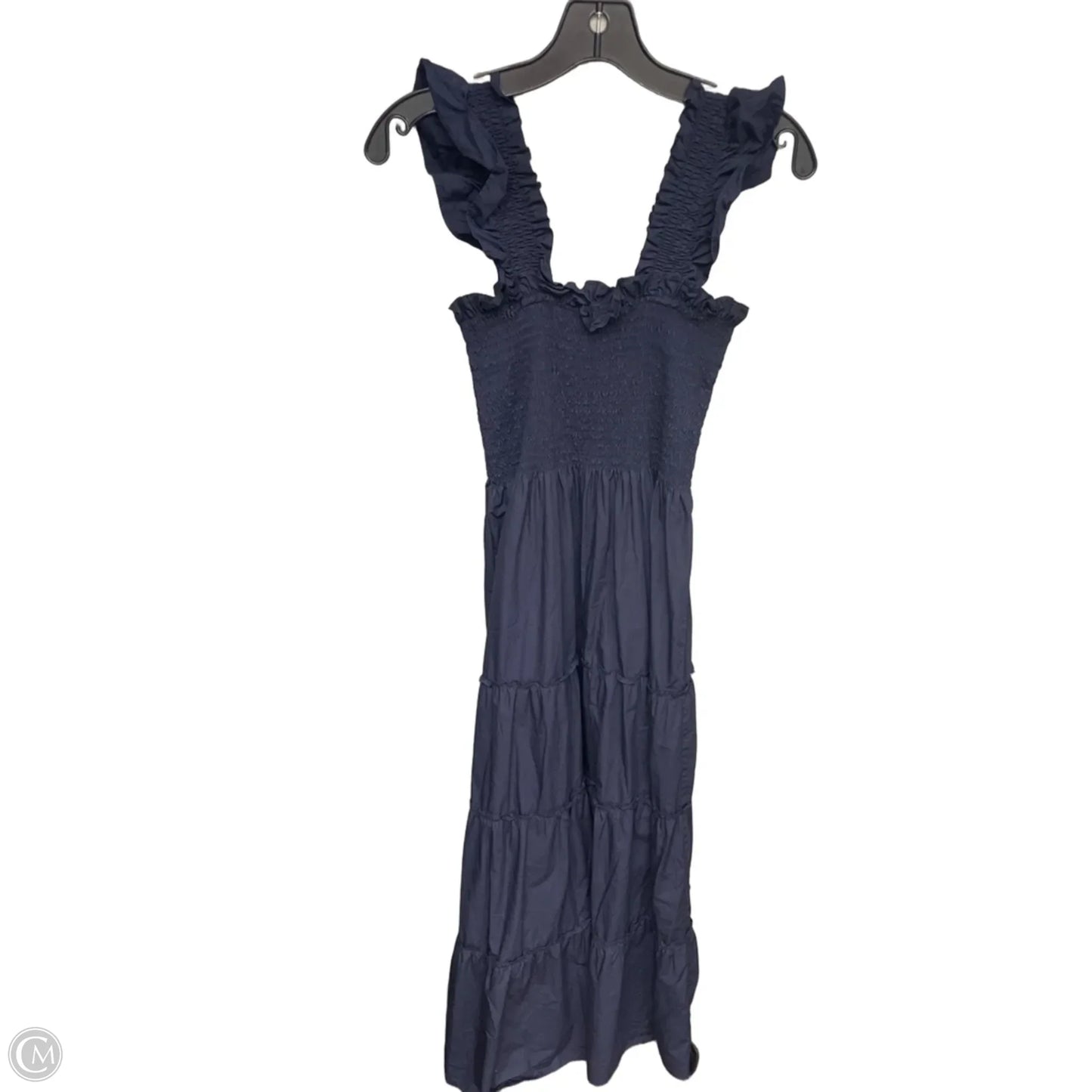 Dress Casual Maxi By Quince In Navy, Size: S