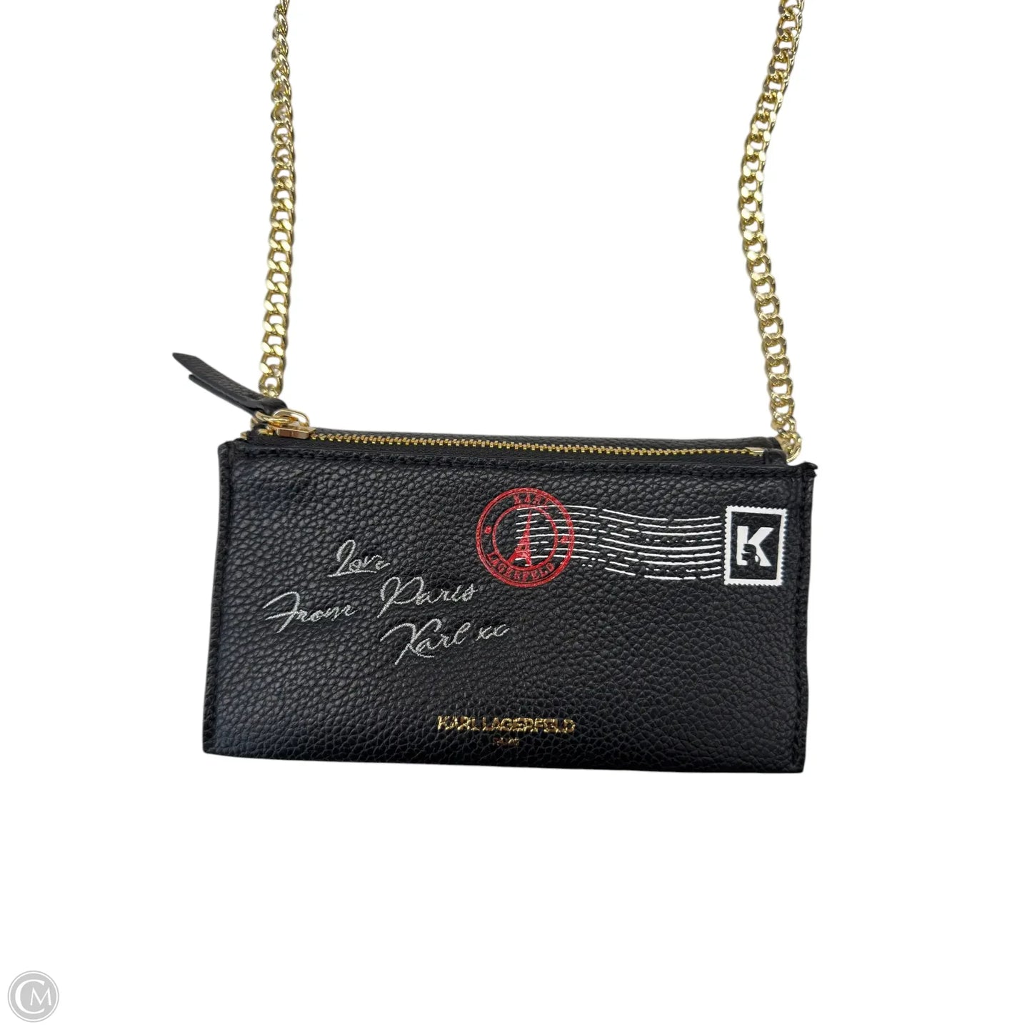 Crossbody Designer By Karl Lagerfeld, Size: Small