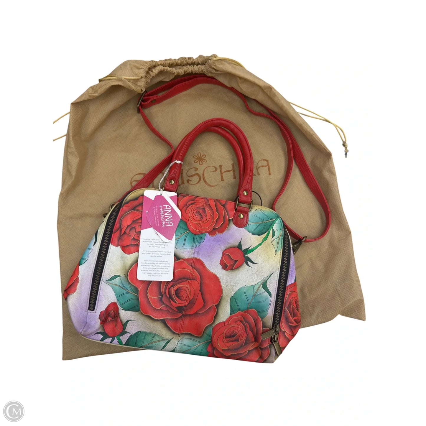 Handbag By Anuschka, Size: Large