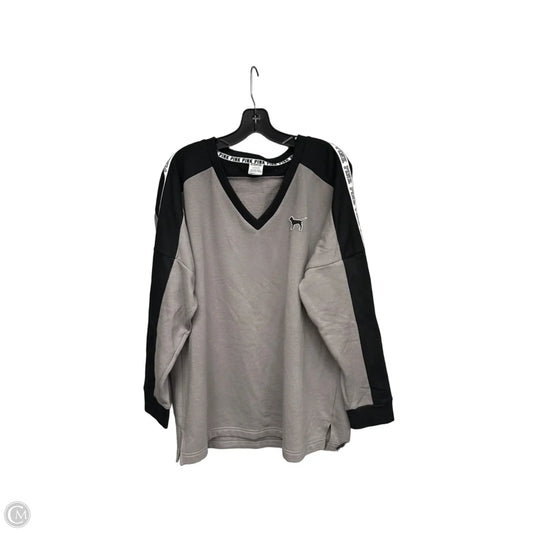 Sweater By Pink In Grey, Size: L