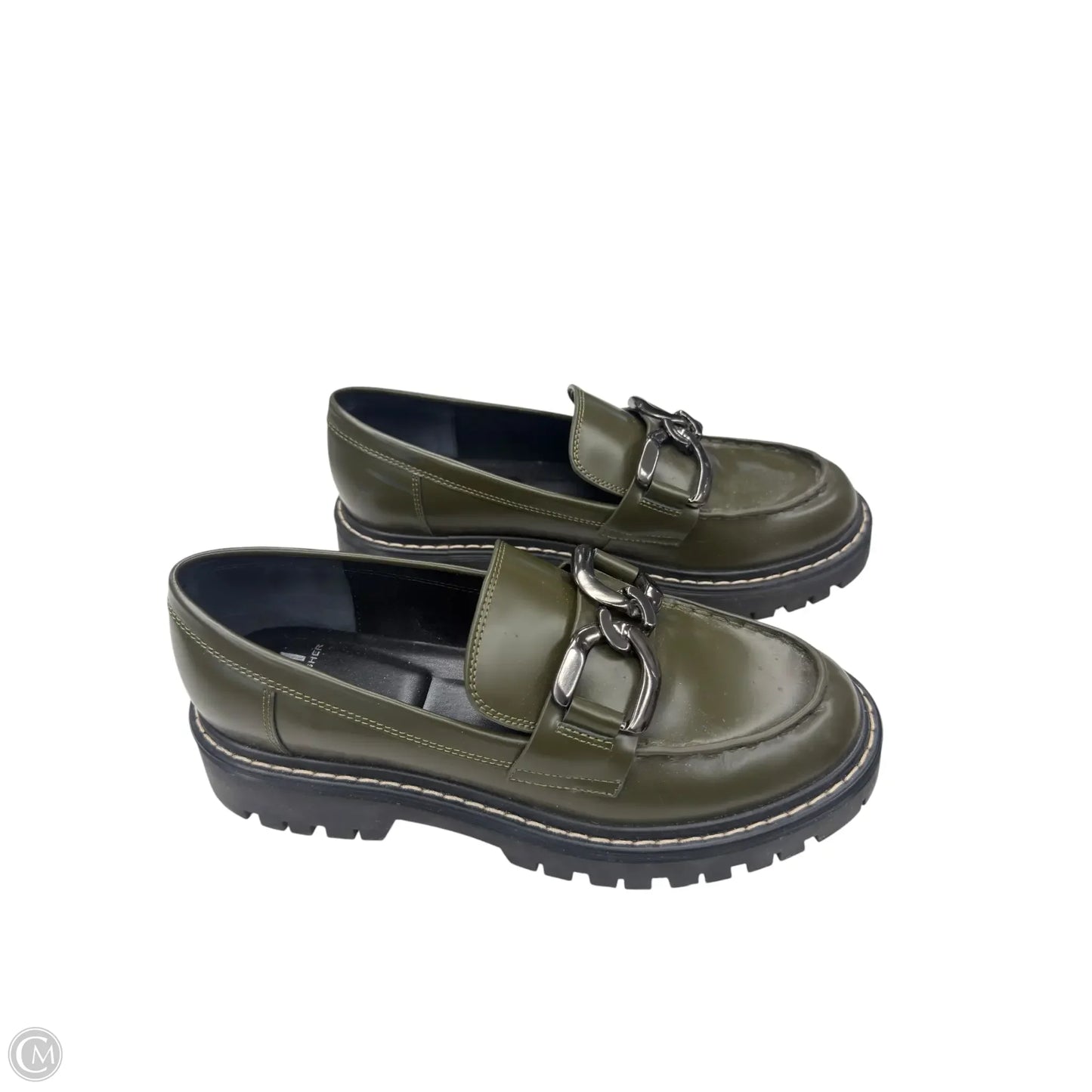 Shoes Heels Platform By Marc Fisher In Green, Size: 8