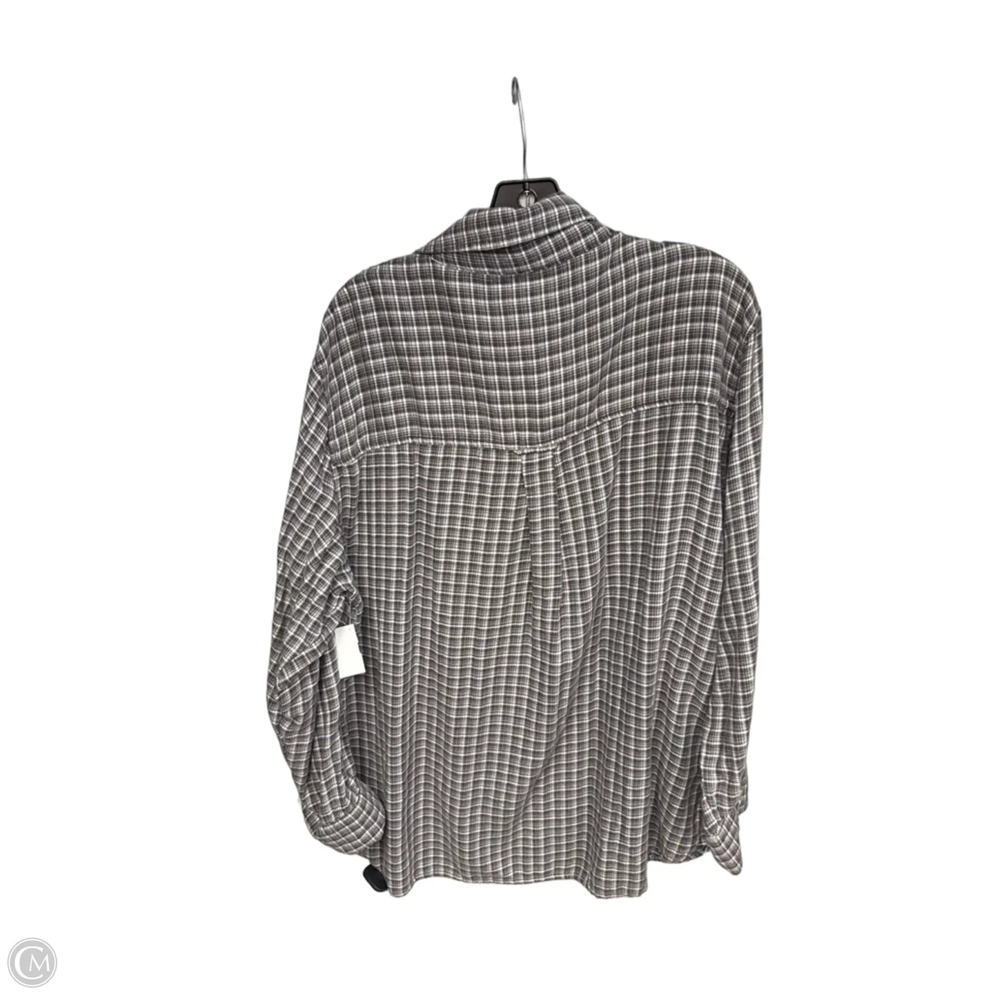 Top Long Sleeve By American Eagle In Grey, Size: Xl