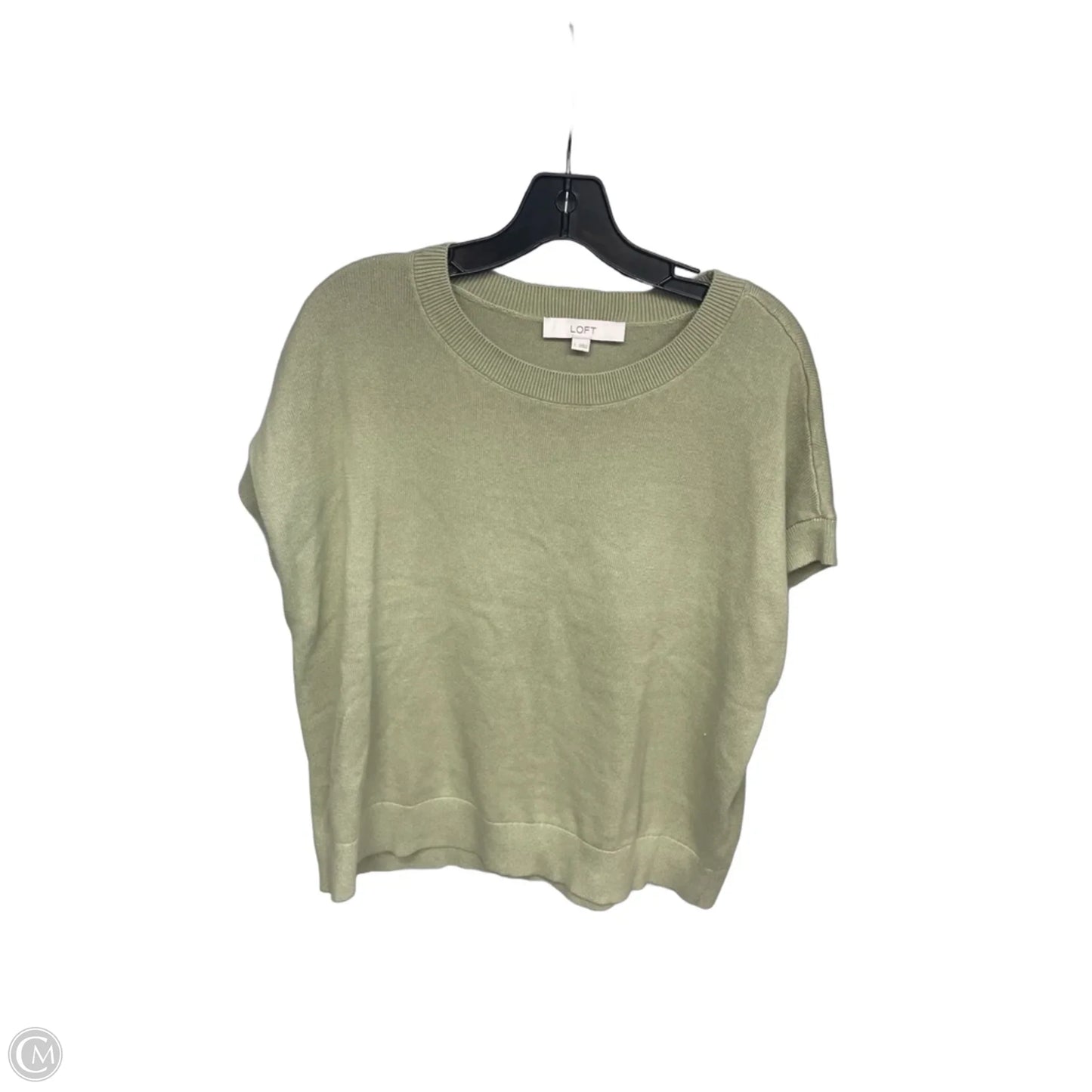 Top Sleeveless By Loft In Green, Size: L