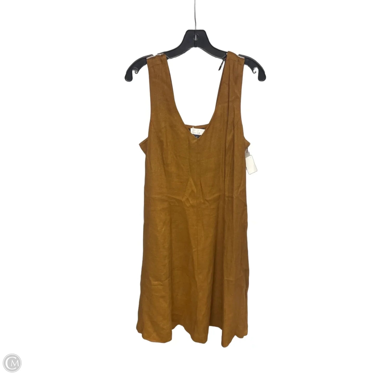 Dress Casual Midi By Loft In Brown, Size: 12
