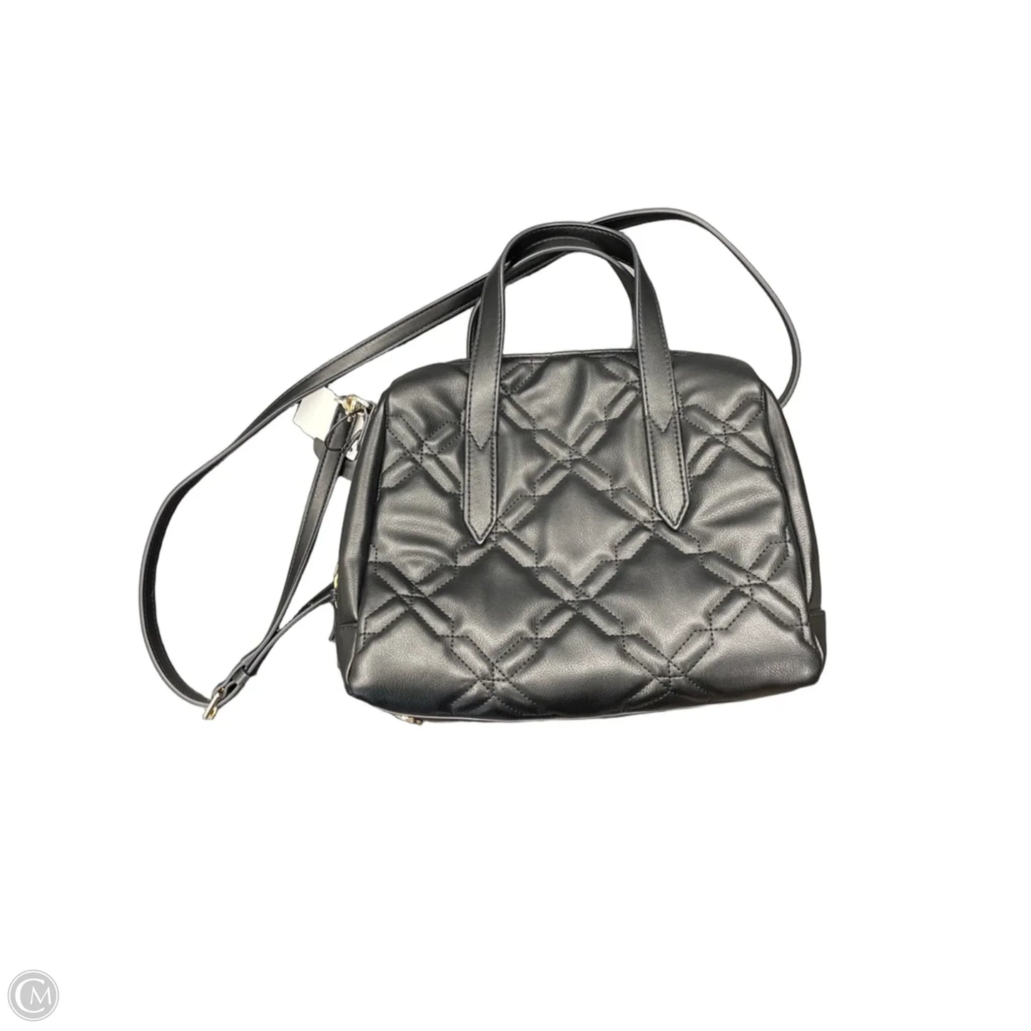 Handbag Leather By Fossil, Size: Medium