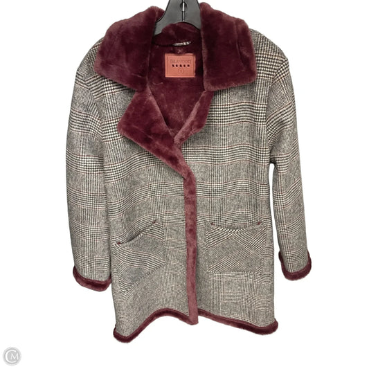 Coat Faux Fur & Sherpa By Blanknyc In Plaid Pattern, Size: S