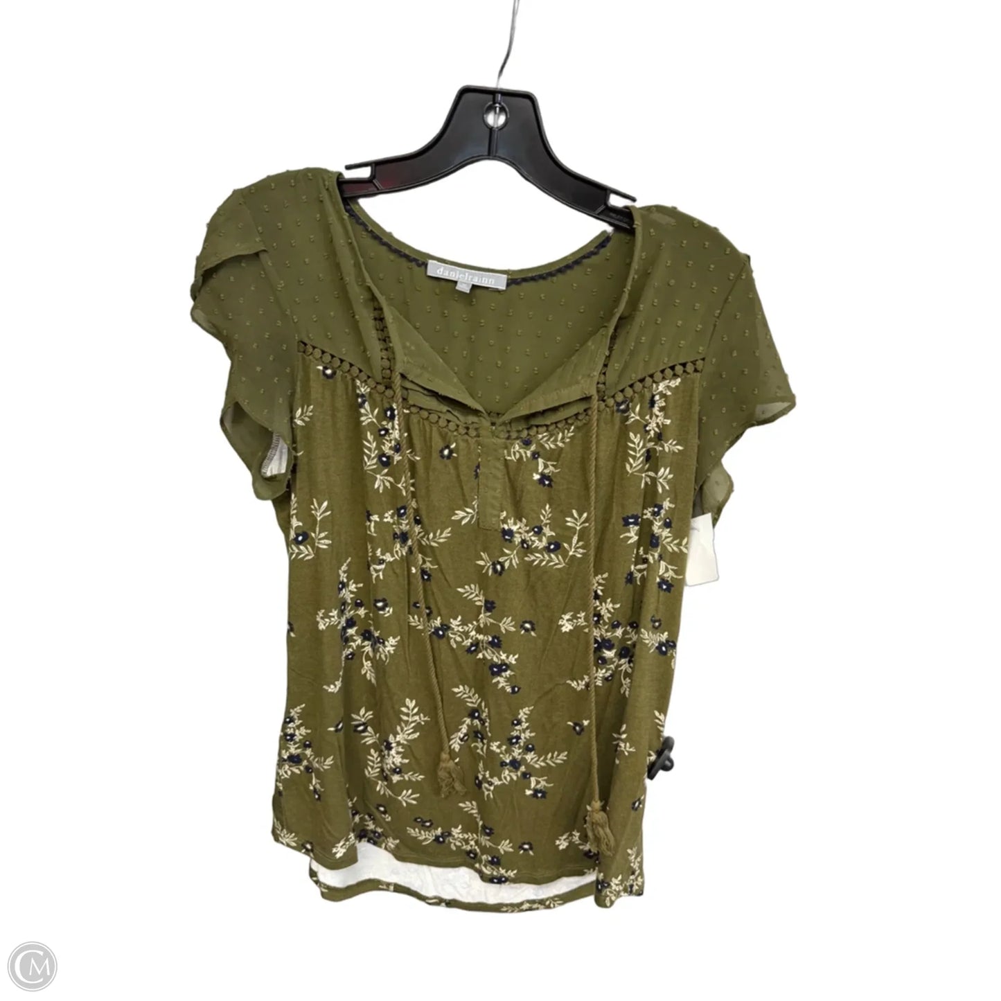 Top Sleeveless By Daniel Rainn In Green, Size: M