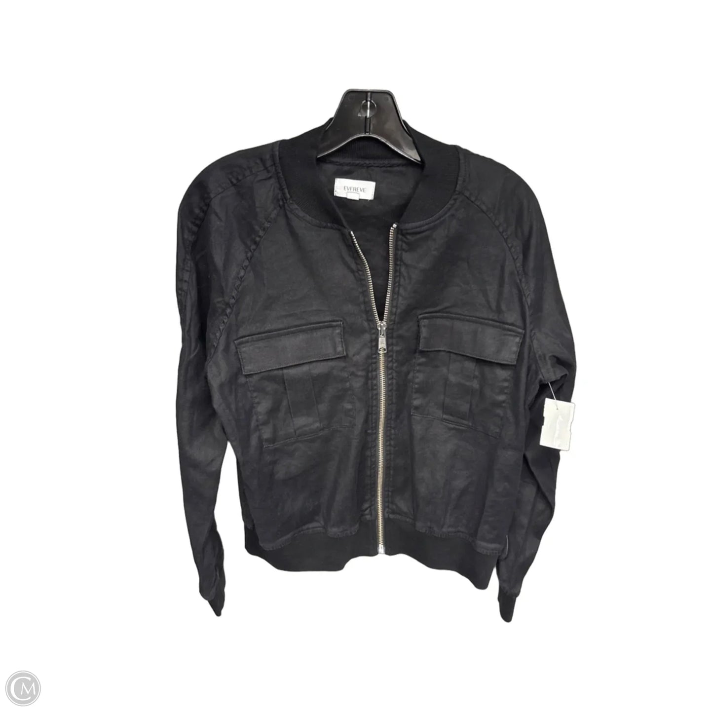 Jacket Shirt By Evereve In Black, Size: M
