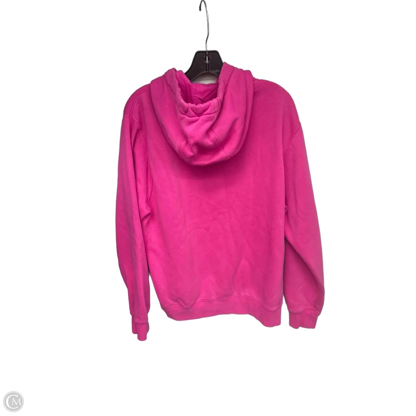 Athletic Sweatshirt Hoodie By Nike Apparel In Pink, Size: M