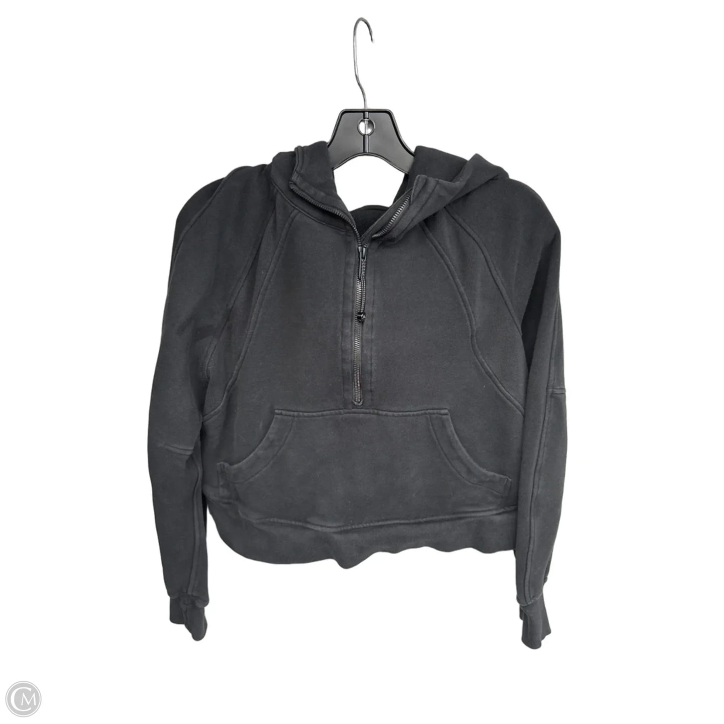 Athletic Sweatshirt Hoodie By Lululemon In Black, Size: Xs