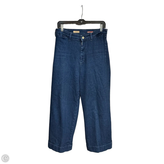 Jeans Wide Leg By Pilcro In Blue Denim, Size: 10