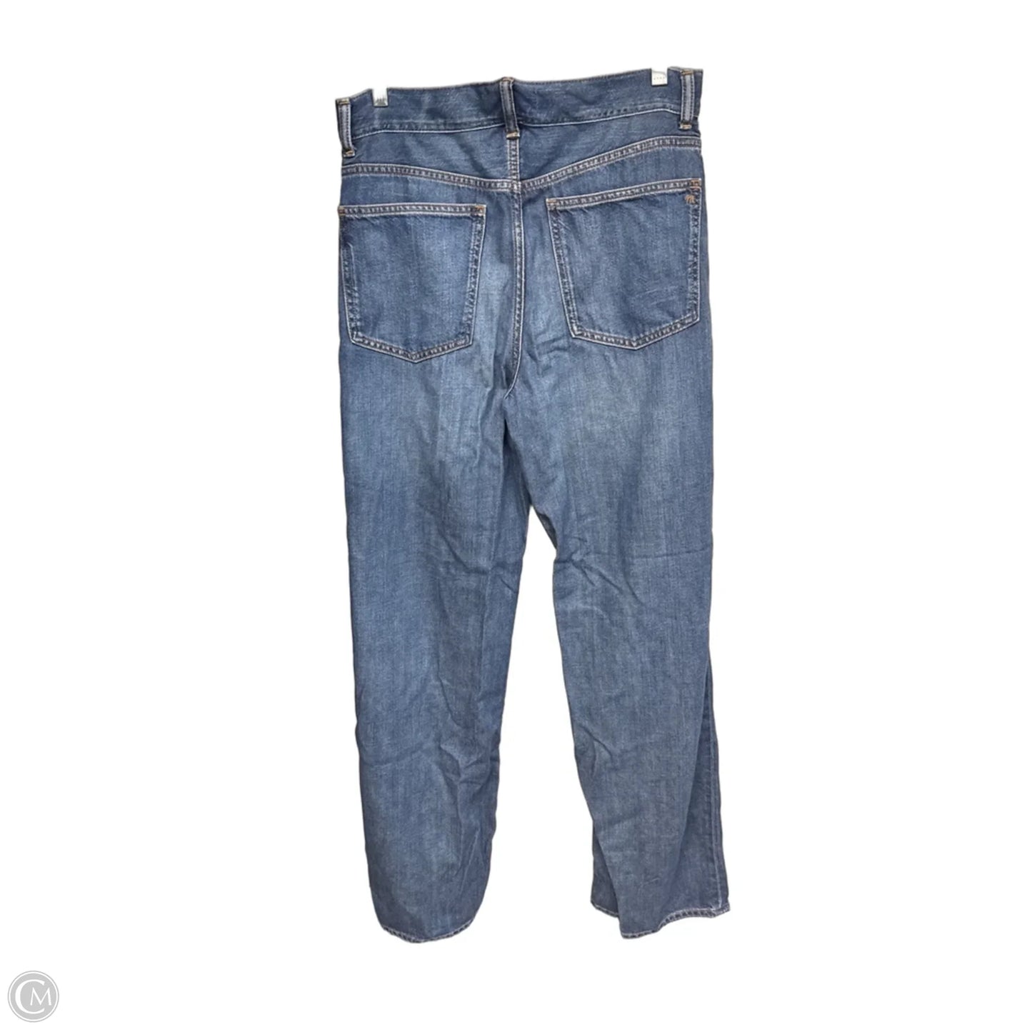 Jeans Wide Leg By Madewell In Blue Denim, Size: 28