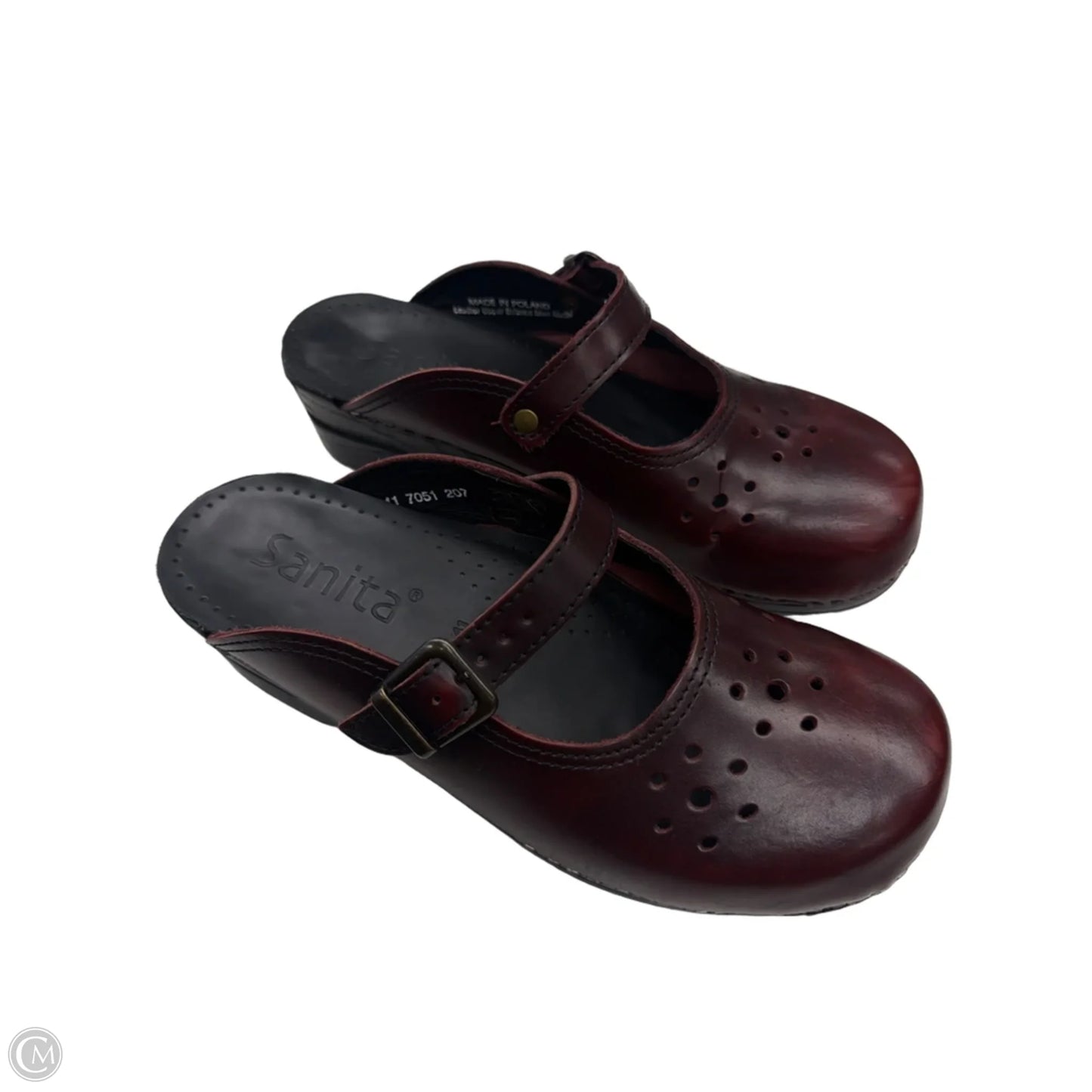 Shoes Heels Block By Sanita In Red, Size: 10