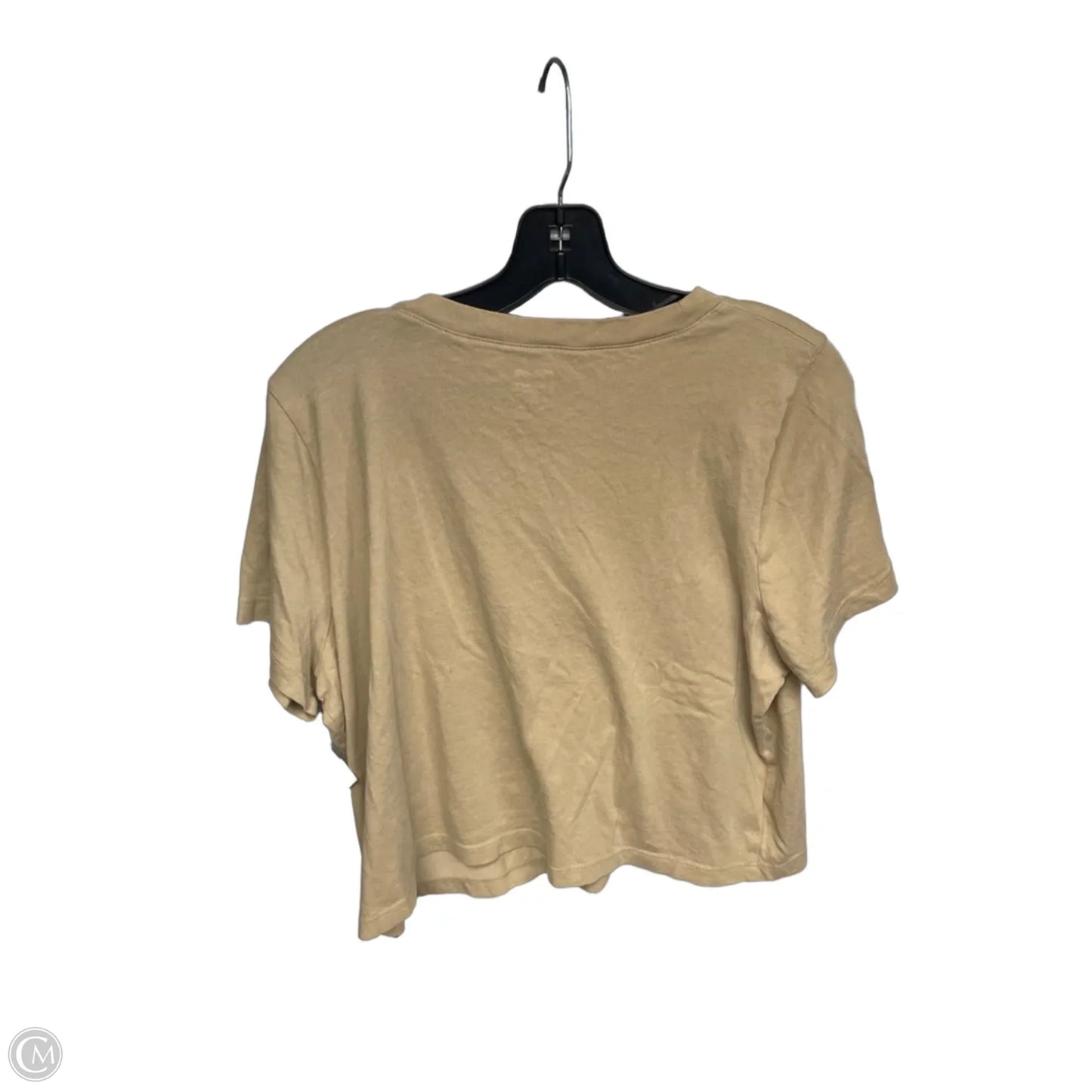 Top Short Sleeve By Madewell In Brown, Size: L
