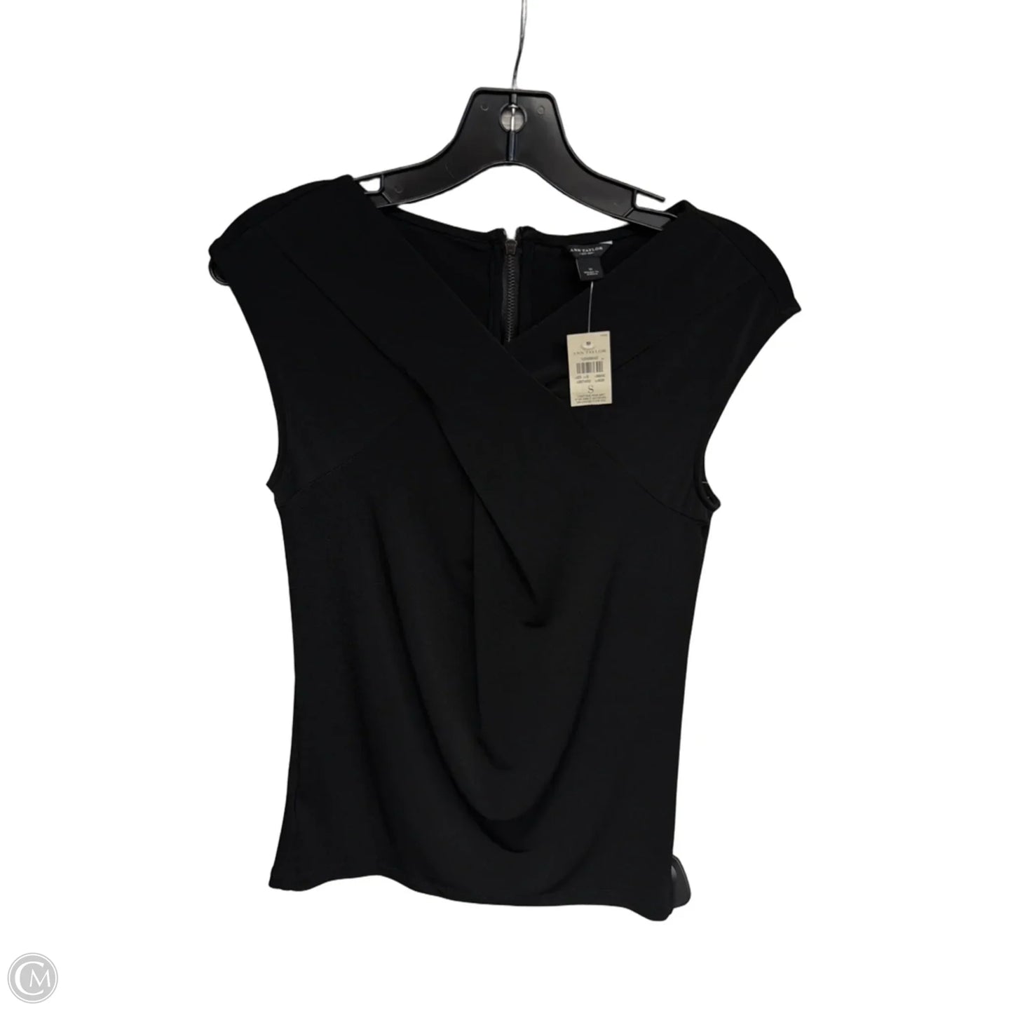 Top Sleeveless By Ann Taylor In Black, Size: S