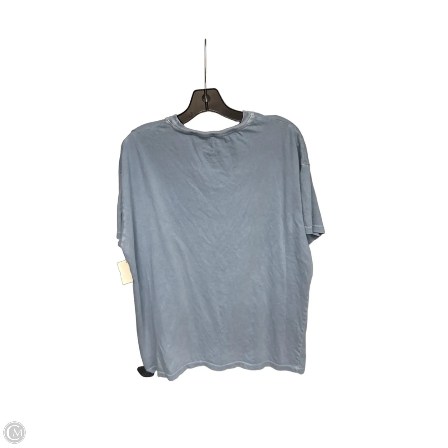 Top Short Sleeve By American Eagle In Blue, Size: M