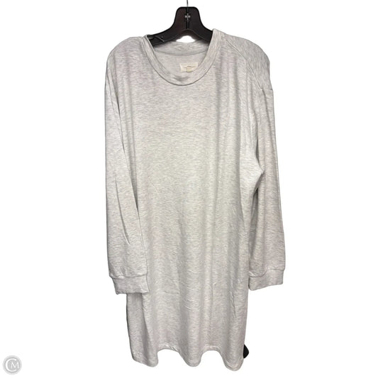 Dress Sweater By Lou And Grey In Grey, Size: Xl