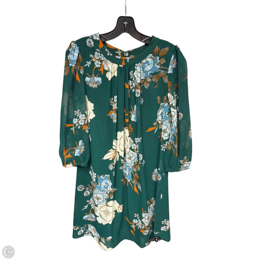 Dress Casual Midi By Eva Mendes In Green, Size: Xs