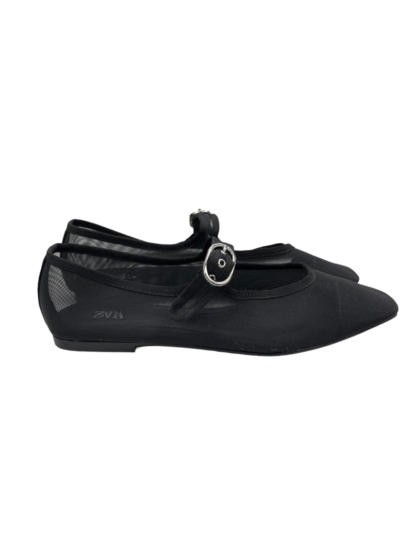 Black Shoes Flats Zara, Size 6