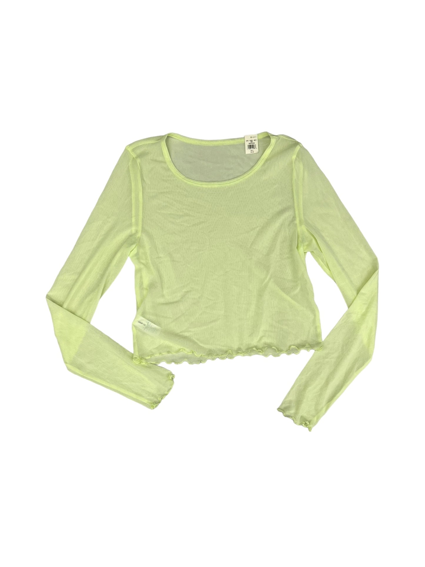 Green Top Long Sleeve Aerie, Size L