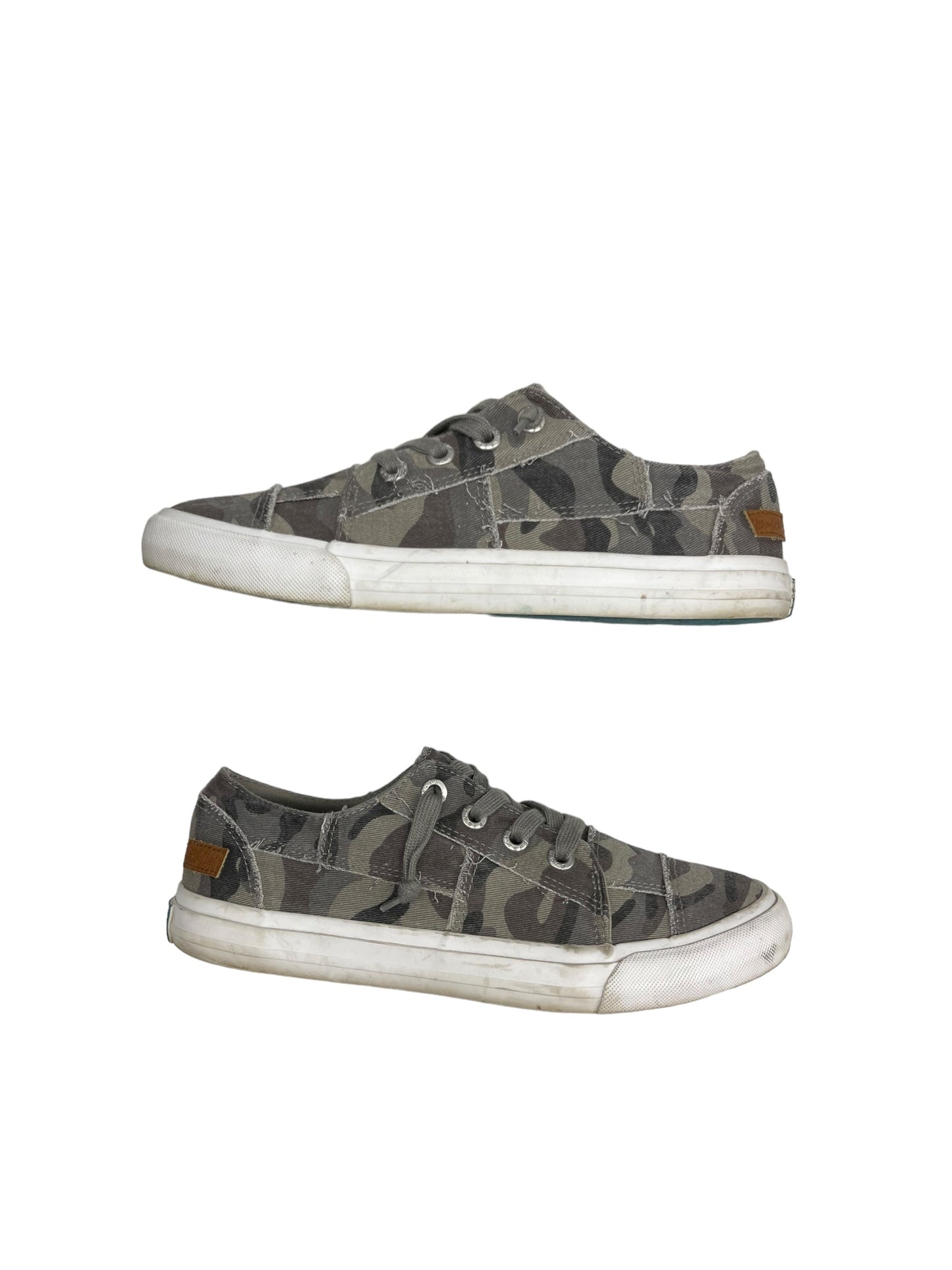 Camouflage Print Shoes Sneakers Blowfish, Size 9.5