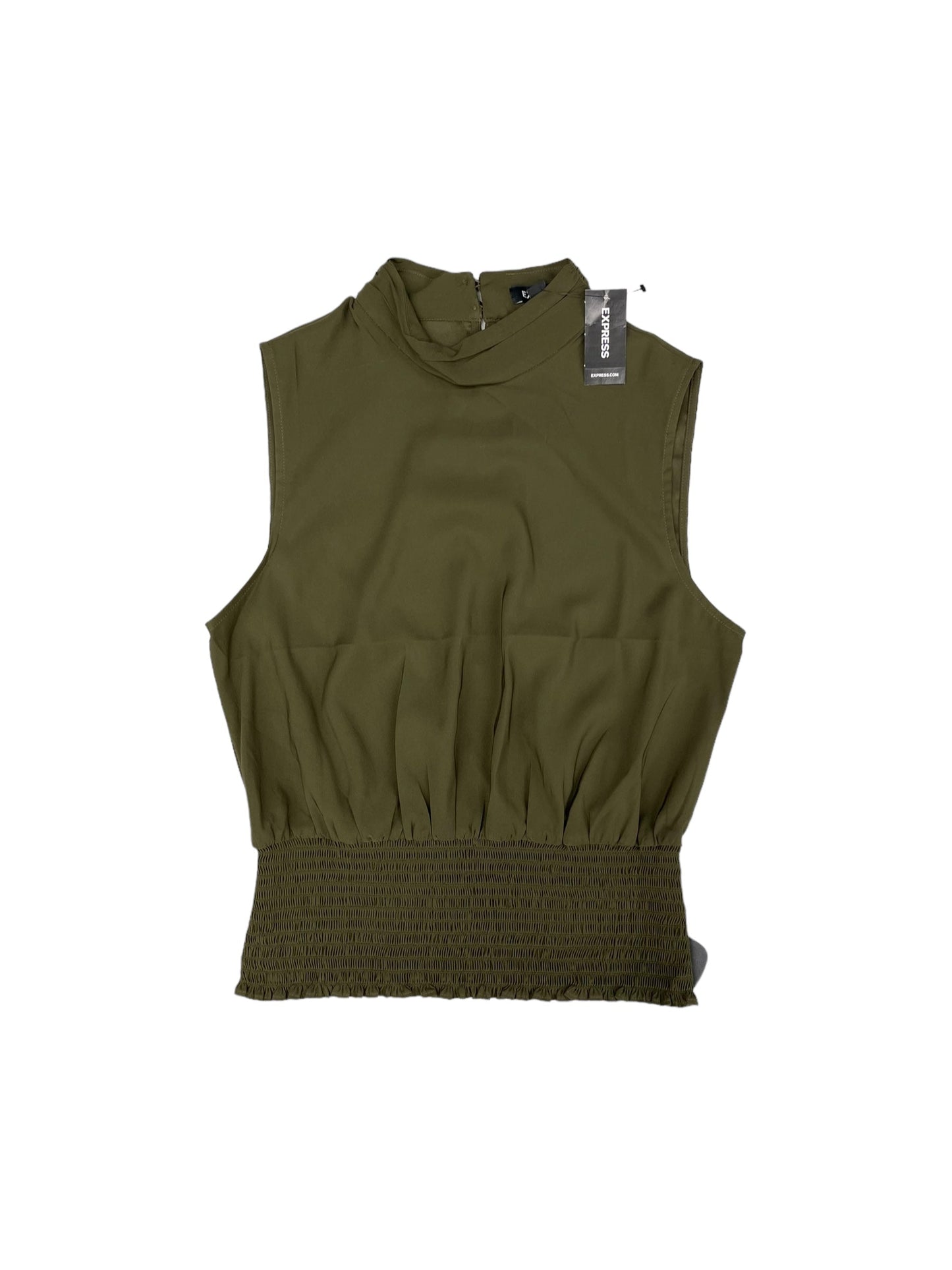 Green Top Sleeveless Express, Size S