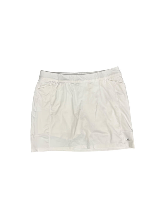 White Athletic Skort Adidas, Size L