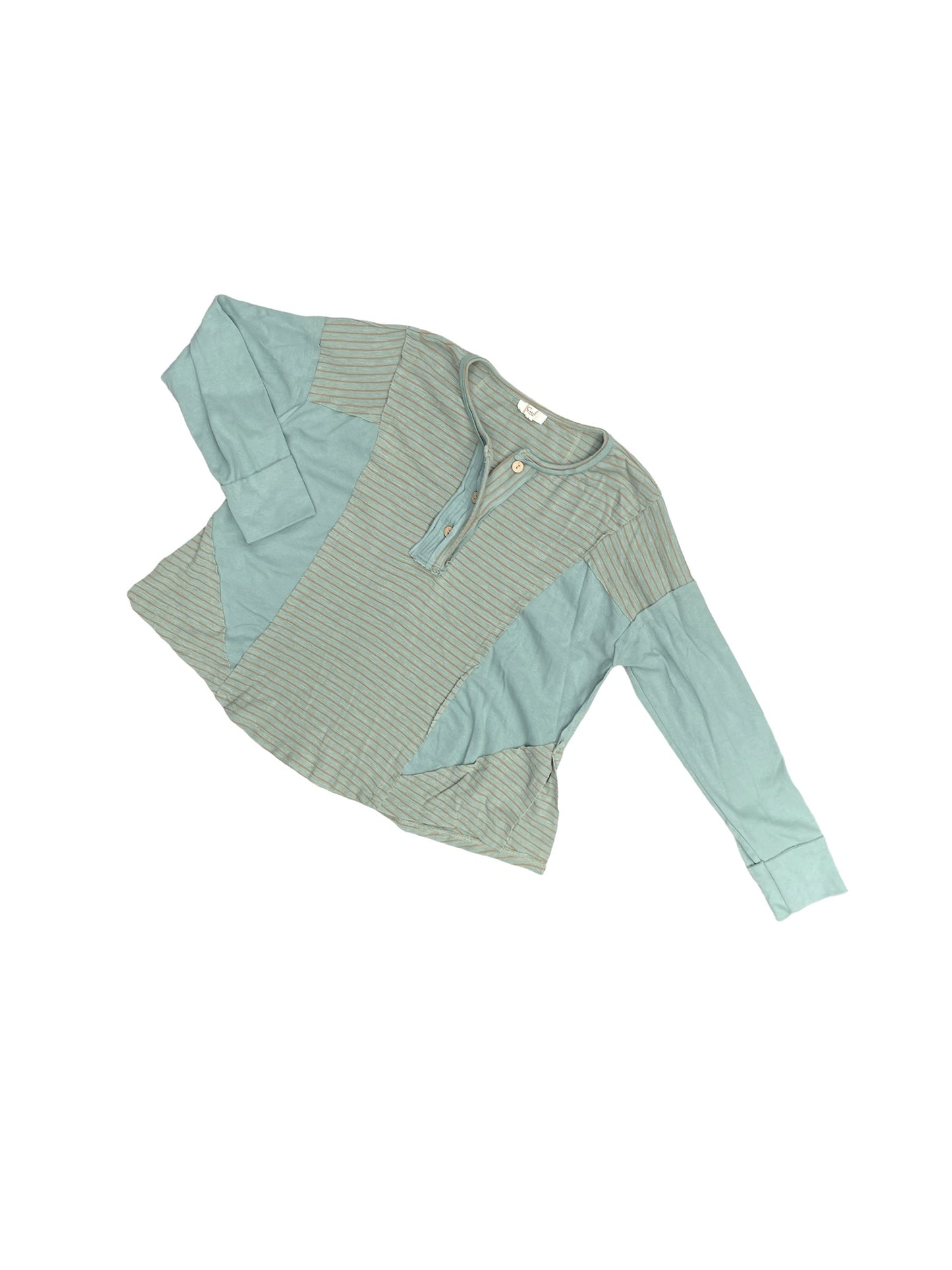 Green Top Long Sleeve Easel, Size S