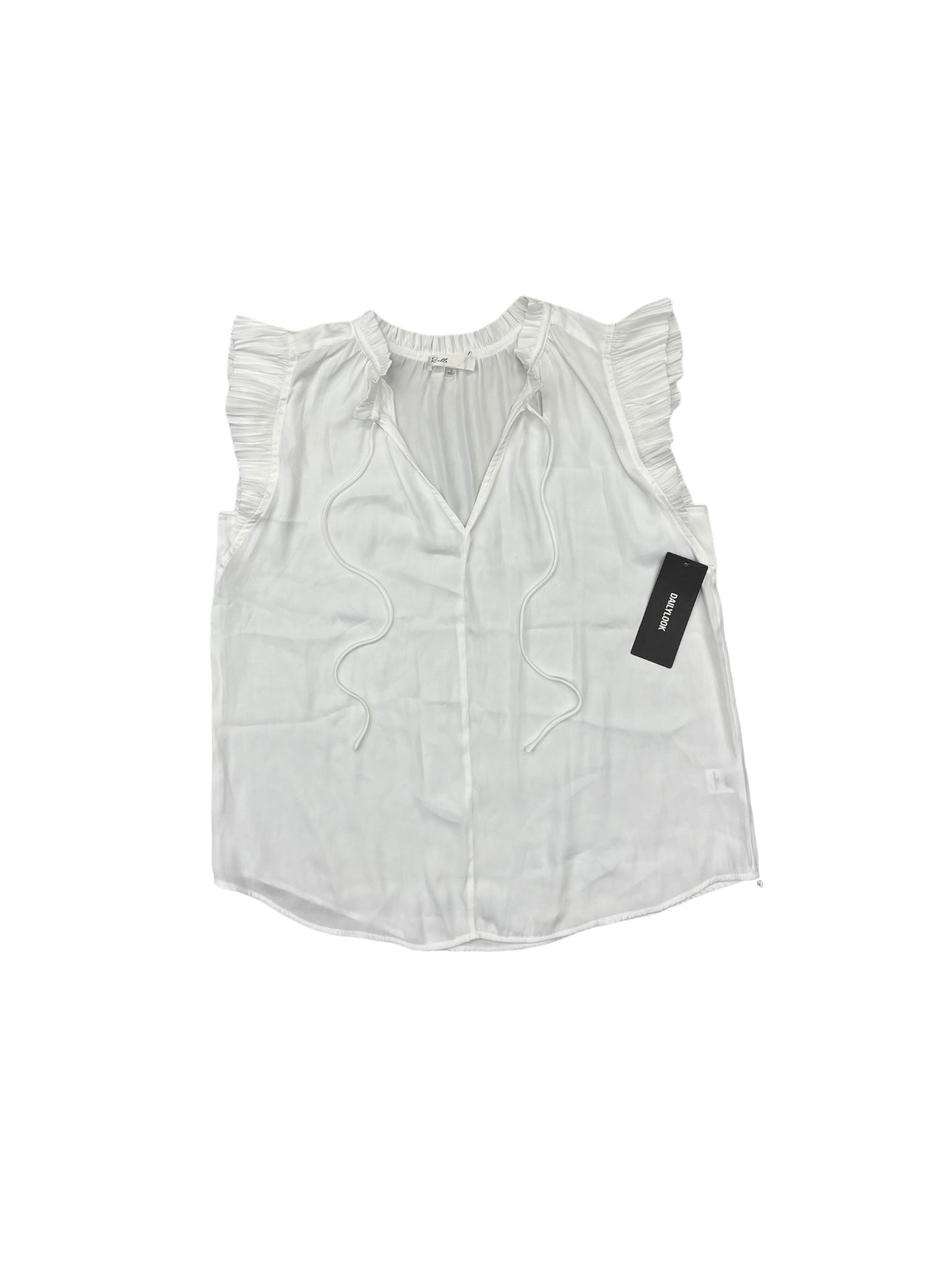 White Top Sleeveless DAILY LOOK, Size M