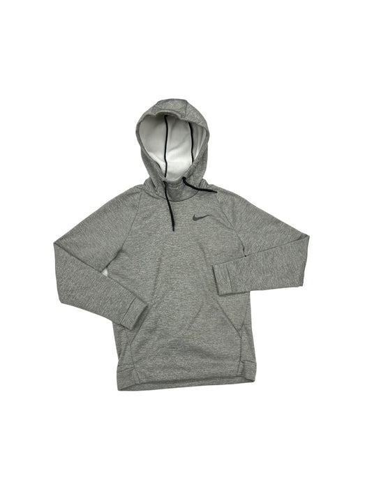 Grey Athletic Sweatshirt Hoodie Nike Apparel, Size S