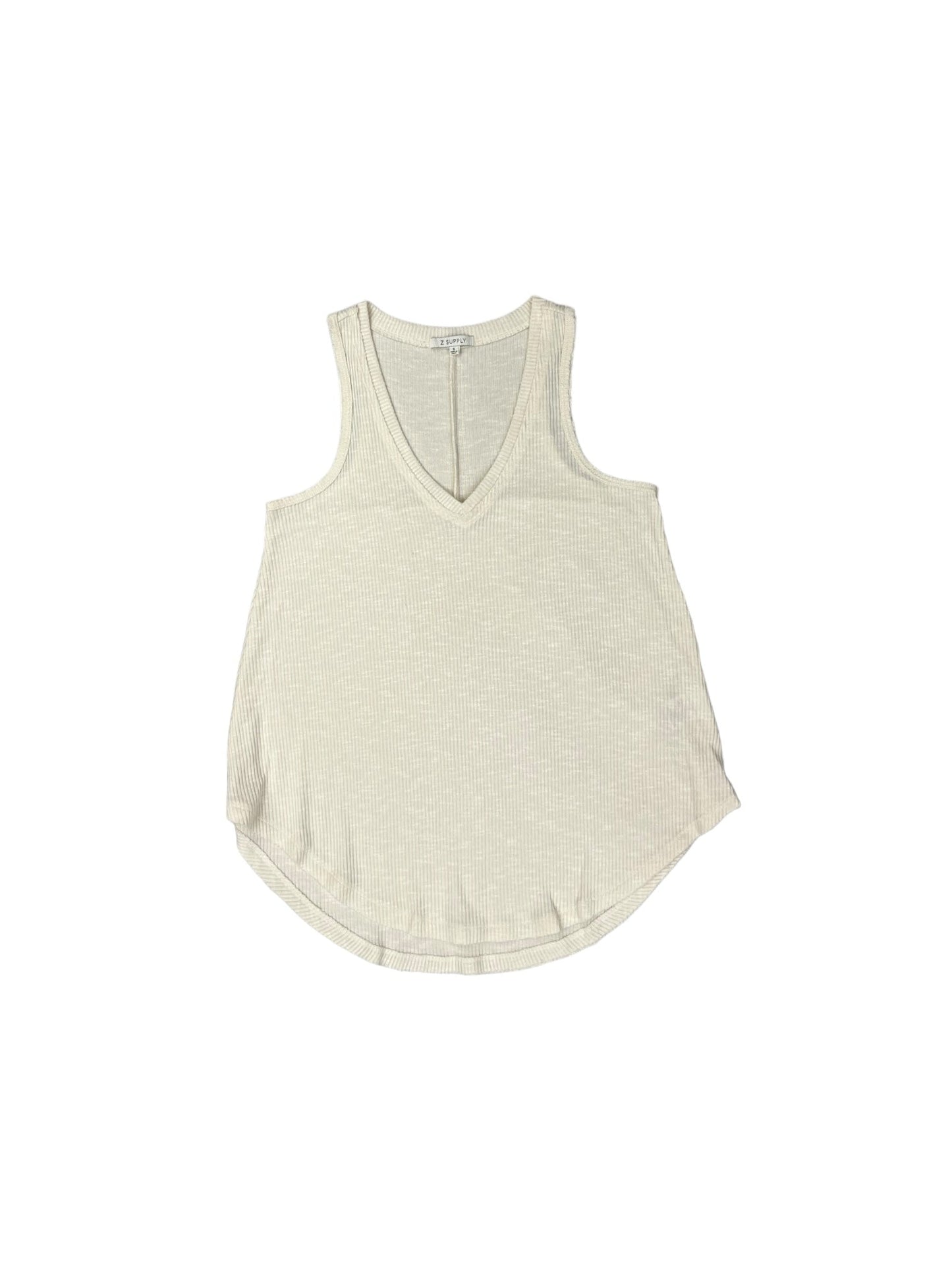 Tank Top By Z Supply In Cream, Size: S