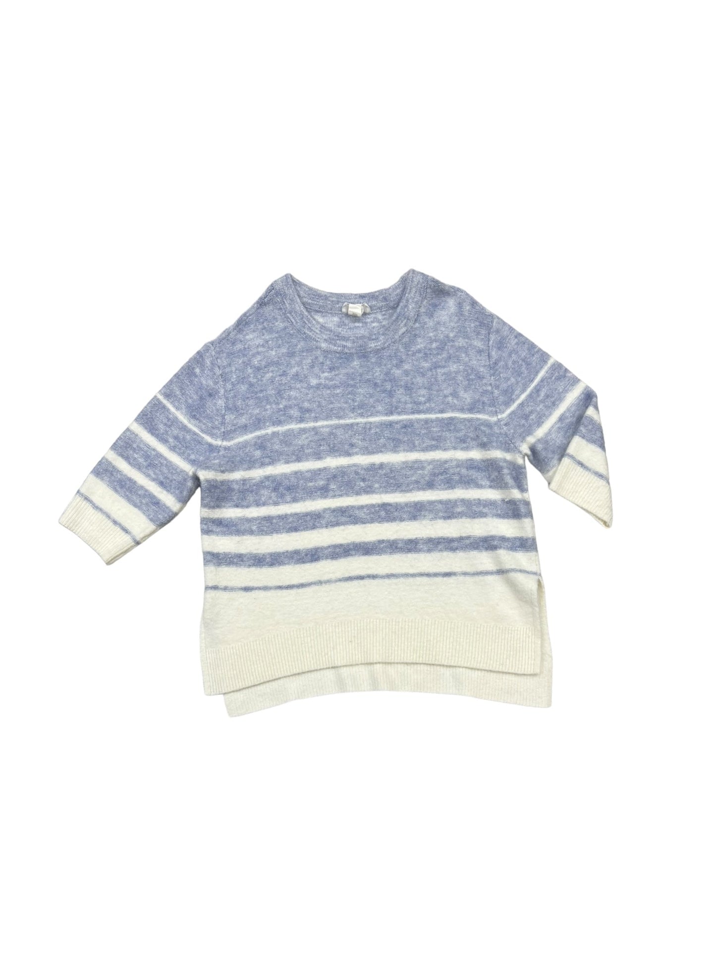 Sweater By Loft In Blue & White, Size: Xs
