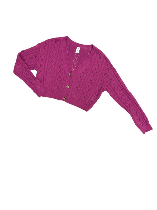 Cardigan By Abound In Purple, Size: L