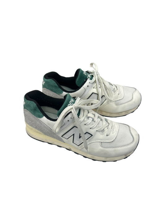 Shoes Sneakers By New Balance In Green & White, Size: 9