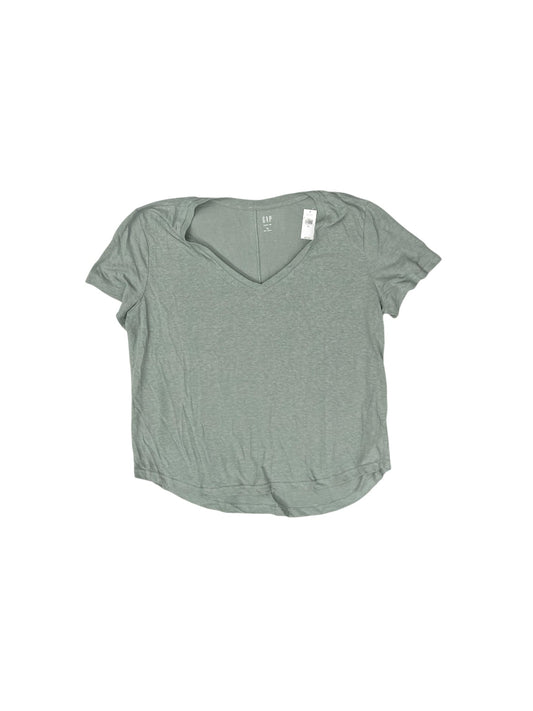 Top Short Sleeve By Gap In Green, Size: Xl