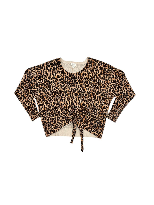 Sweater By Style And Company In Animal Print, Size: M