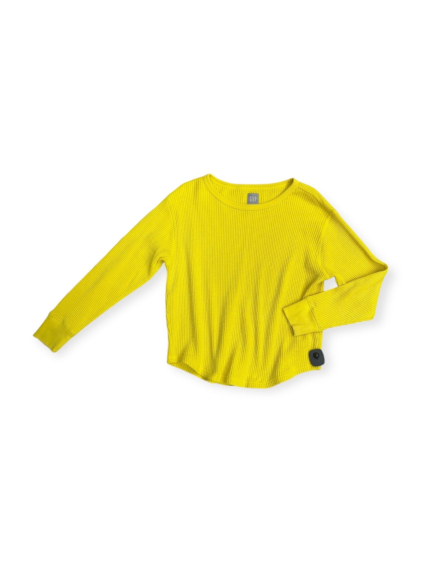 Top Long Sleeve By Gap In Yellow, Size: M