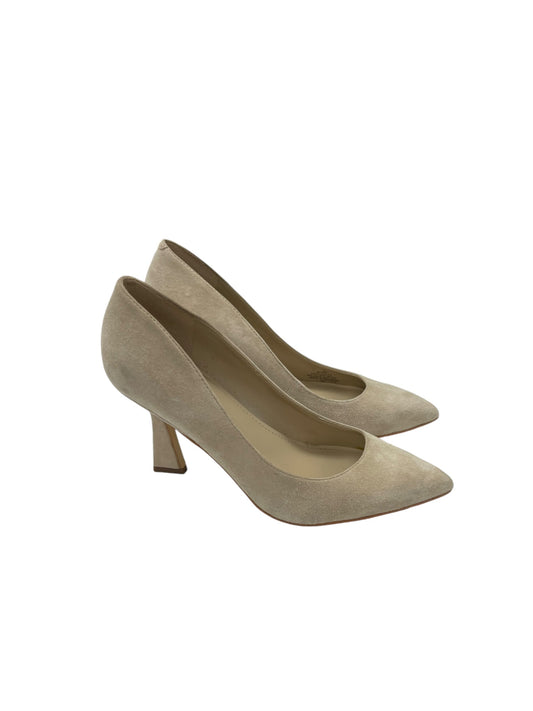 Shoes Heels Block By Marc Fisher In Cream, Size: 6