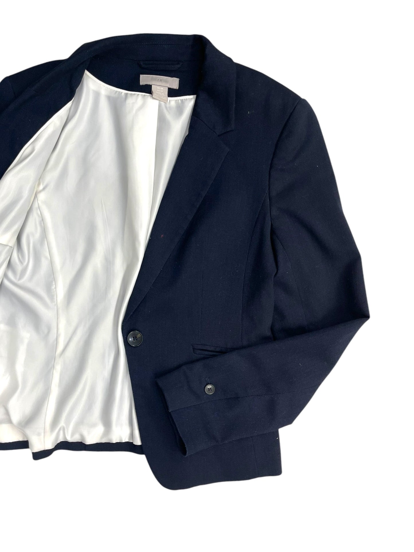 Blazer By H&m In Navy, Size: Xs