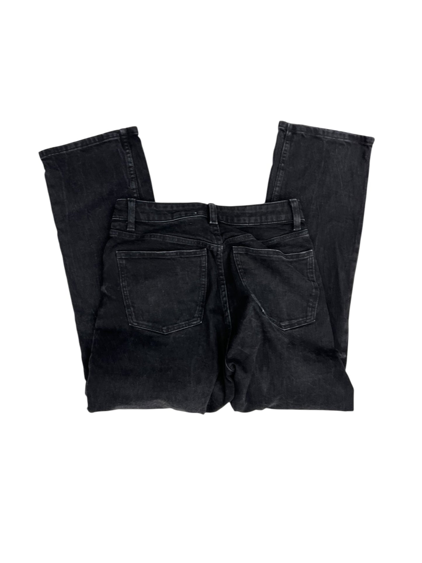 Jeans Straight By Zara In Black, Size: 6