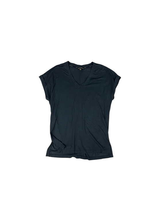 Top Short Sleeve By Banana Republic In Black, Size: M